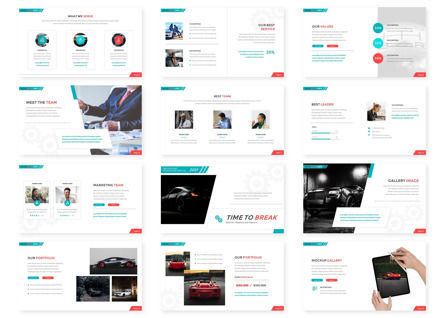 Auto Max - Business Google Slides, Slide 3, 09550, Business — PoweredTemplate.com
