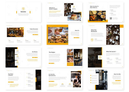 Eateries - Business Google Slides, 幻灯片 2, 09554, 商业 — PoweredTemplate.com