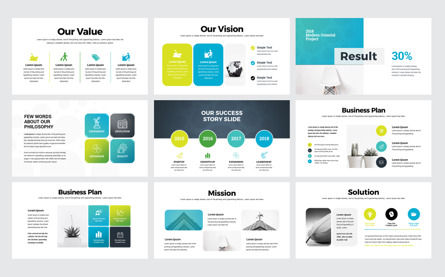 Creative Business Infographic Presentation PowerPoint Template 40 Multipurpose Slide, Slide 3, 09557, Bisnis — PoweredTemplate.com