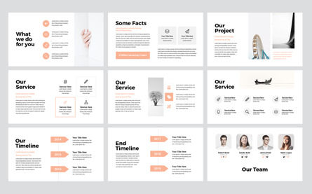 Simple Business PowerPoint Presentation Template, Slide 4, 09559, Business — PoweredTemplate.com