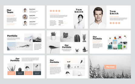 Simple Business PowerPoint Presentation Template, Folie 5, 09559, Business — PoweredTemplate.com