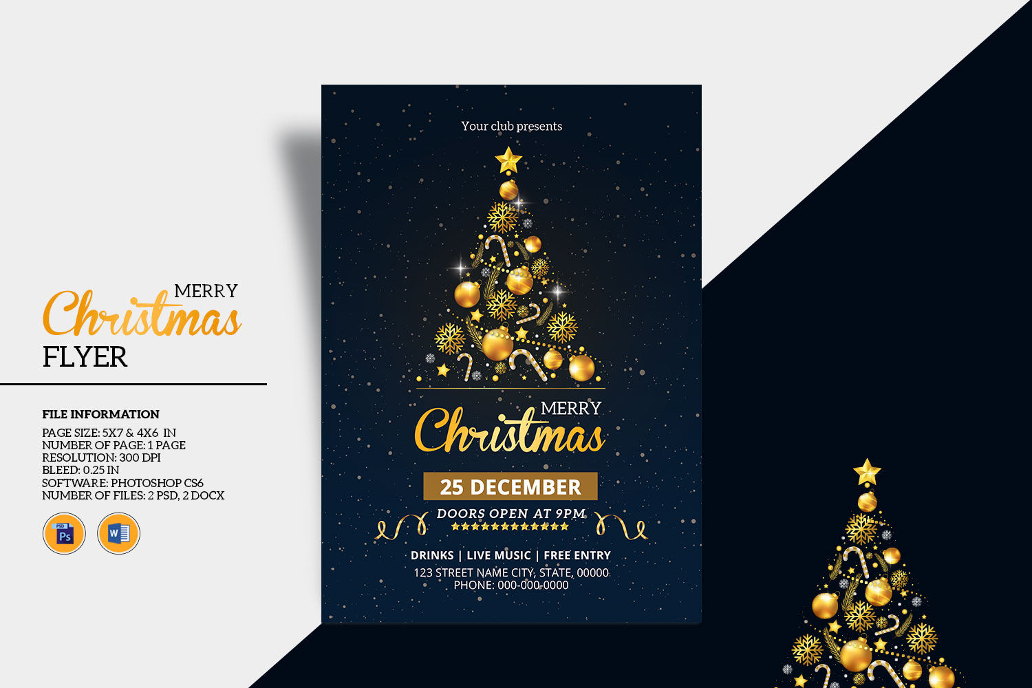 Christmas Party Flyer Template 01 | Flyer | sistec | 85580 |  