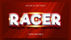 Text Effect Racer 3D Effect Creative Design, Dia 2, 00175,  — PoweredTemplate.com