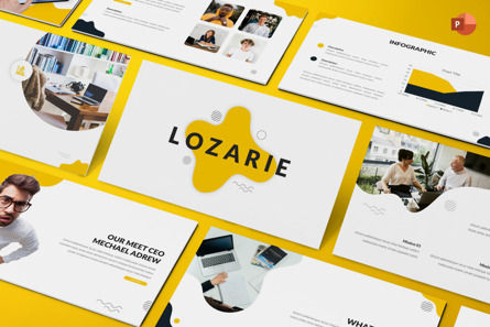 Lozarie - Business Powerpoint, 09582, Business — PoweredTemplate.com