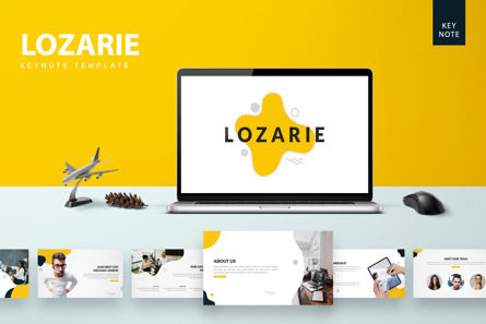 Lozarie - Business Keynote, Keynote-sjabloon, 09583, Bedrijf — PoweredTemplate.com