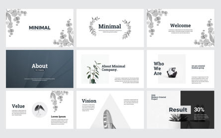 Minimal Clean Business PowerPoint Presentation Template, Diapositive 2, 09591, Business — PoweredTemplate.com