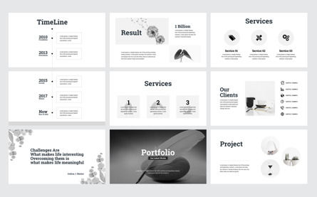 Minimal Clean Business PowerPoint Presentation Template, Diapositive 3, 09591, Business — PoweredTemplate.com