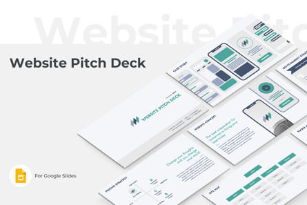 Website Pitch Deck Google Slides Template, 09598, Business — PoweredTemplate.com