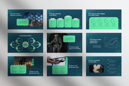 Elzanzo - Artificial Intelligence PresentationTemplate, Diapositive 4, 09600, Sciences / Technologie — PoweredTemplate.com