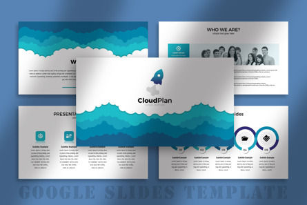 CloudPlan Business Google Slides Presentation Template, Tema di Presentazioni Google, 09610, Lavoro — PoweredTemplate.com