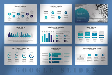 CloudPlan Business Google Slides Presentation Template, 幻灯片 4, 09610, 商业 — PoweredTemplate.com