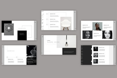 Minimal Black and White Presentation, Deslizar 3, 09615, Negócios — PoweredTemplate.com