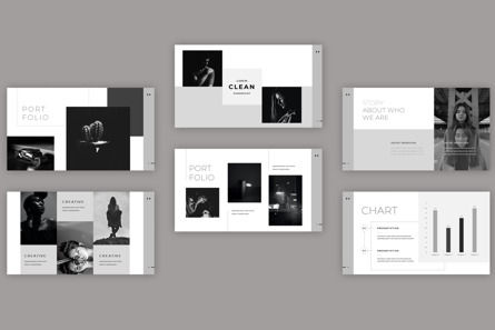 Minimal Black and White Presentation, Diapositiva 4, 09615, Negocios — PoweredTemplate.com