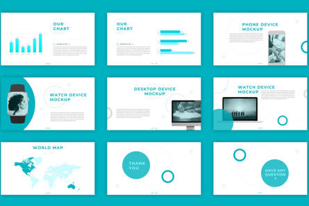 Business-Presentation- Powerpoint-Template- Turquoise Color, Slide 4, 09619, Business — PoweredTemplate.com