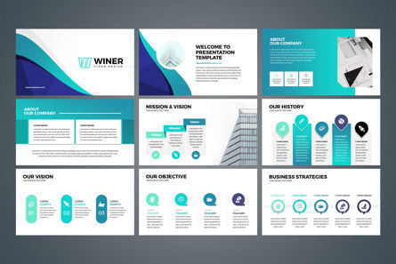 Winer Business Infographic PowerPoint Presentation Template, スライド 3, 09620, ビジネス — PoweredTemplate.com