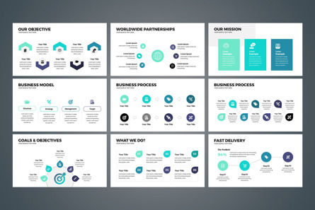 Winer Business Infographic PowerPoint Presentation Template, Slide 4, 09620, Lavoro — PoweredTemplate.com