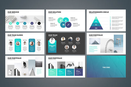 Winer Business Infographic PowerPoint Presentation Template, Slide 5, 09620, Lavoro — PoweredTemplate.com