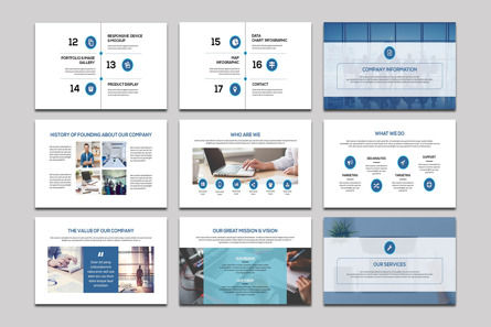Business PowerPoint Template, 슬라이드 4, 09622, 비즈니스 — PoweredTemplate.com