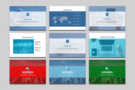 Business PowerPoint Template, Diapositiva 9, 09622, Negocios — PoweredTemplate.com