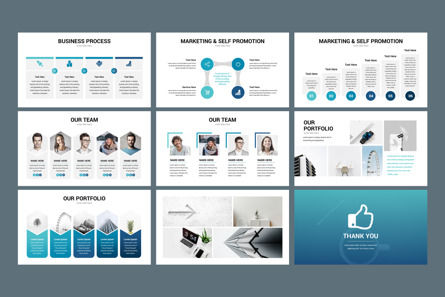 Business Modern PowerPoint Presentation Template, スライド 4, 09623, ビジネス — PoweredTemplate.com