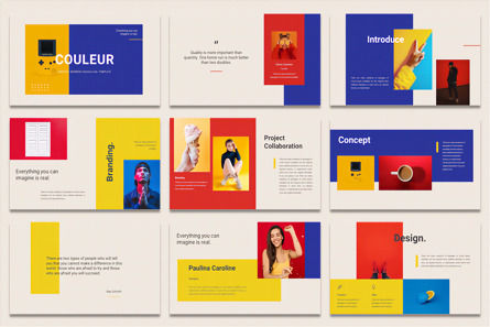 Couleur - Creative Business Powerpoint Template, Folie 2, 09628, Business — PoweredTemplate.com