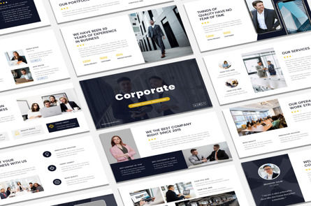 Corporate - Business Powerpoint Presentation Template, PowerPoint模板, 09630, 商业 — PoweredTemplate.com