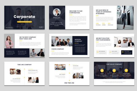 Corporate - Business Powerpoint Presentation Template, Deslizar 2, 09630, Negócios — PoweredTemplate.com
