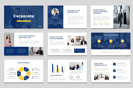 Corporate - Business Powerpoint Presentation Template, Diapositiva 7, 09630, Negocios — PoweredTemplate.com