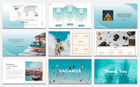 Vaganza - Travel Agency PowerPoint Template, Diapositiva 5, 09636, Negocios — PoweredTemplate.com