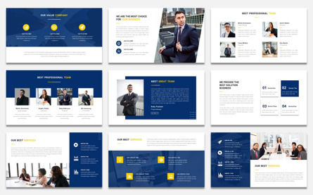 Biznieza - Company Profile Powerpoint Template, Folie 3, 09640, Business — PoweredTemplate.com