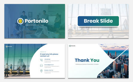 Portonilo - Multipurpose Business PowerPoint Presentation Template, Deslizar 6, 09648, Negócios — PoweredTemplate.com