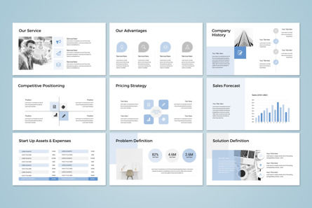 Minimal Business Google Slides Presentation Template, Slide 3, 09657, Bisnis — PoweredTemplate.com