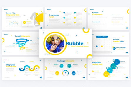 Bubble Multipurpose Powerpoint Template, スライド 3, 09660, Art & Entertainment — PoweredTemplate.com