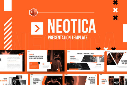 Neotica Multipurpose Modern Powerpoint Template, Plantilla de PowerPoint, 09663, Negocios — PoweredTemplate.com