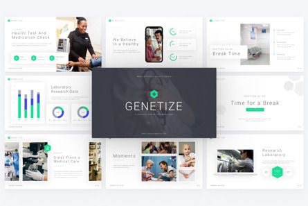 Genetize Medical Powerpoint Template, 幻灯片 3, 09670, 健康和休闲 — PoweredTemplate.com