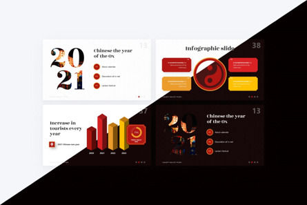 Qipao Chinese New Year Powerpoint Template, Slide 4, 09675, Keagamaan — PoweredTemplate.com