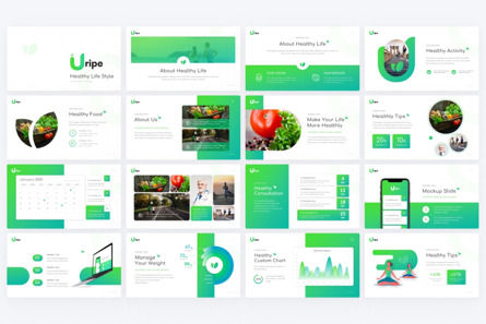 Uripe Life Style Powerpoint Template, Slide 2, 09677, Health and Recreation — PoweredTemplate.com
