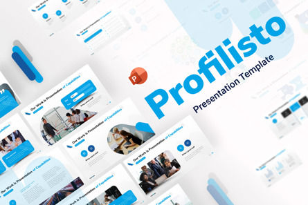 Profilisto Business Creative Powerpoint Template, PowerPoint-sjabloon, 09680, Bedrijf — PoweredTemplate.com
