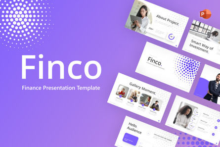 Finco Finance Powerpoint Template, PowerPoint模板, 09681, 财务/会计 — PoweredTemplate.com
