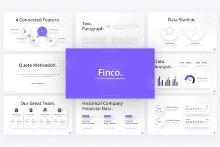 Finco Finance Powerpoint Template, 幻灯片 3, 09681, 财务/会计 — PoweredTemplate.com