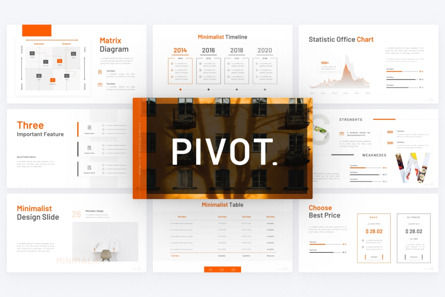 Pivot Minimalist Powerpoint Template, Diapositive 3, 09682, Général — PoweredTemplate.com