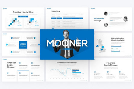 Mooner Business Powerpoint Template, スライド 3, 09683, ビジネス — PoweredTemplate.com