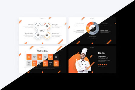 Foodle Food Review Powerpoint Template, スライド 4, 09686, Food & Beverage — PoweredTemplate.com