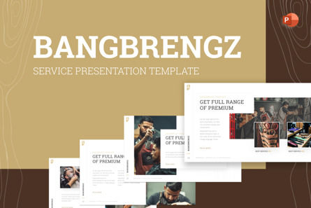 Bangbrengz Service Powerpoint Template, Modele PowerPoint, 09689, Art & Entertainment — PoweredTemplate.com