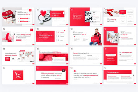Redcov Covid-19 Medical Powerpoint Template, Slide 2, 09697, Health and Recreation — PoweredTemplate.com