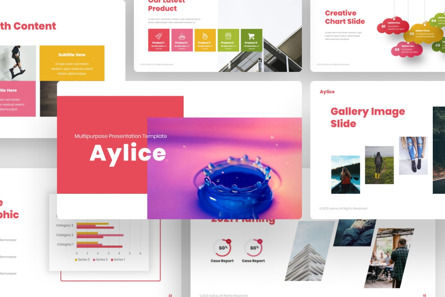 Aylice Multipurpose Powerpoint Template, Slide 2, 09704, Lavoro — PoweredTemplate.com