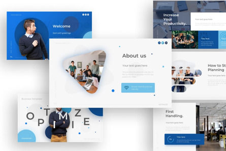 Optimize Business PowerPoint Template, Diapositive 2, 09706, Business — PoweredTemplate.com