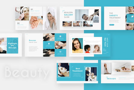 Beauspa Beauty Modern Powerpoint Template, 슬라이드 2, 09708, 건강 및 레크레이션 — PoweredTemplate.com