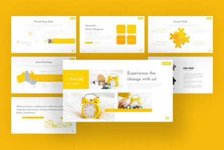Citrus Multipurpose Creative PowerPoint Template, Slide 3, 09711, Business — PoweredTemplate.com