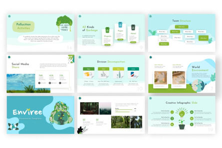 Envire Nature Campaign PowerPoint Template, Slide 2, 09714, Nature & Environment — PoweredTemplate.com
